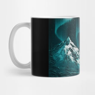 Teal Northern Lights Mug